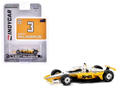 Greenlight Dallara Indycar #3 Scott Mclaughlin "xpel" Team Penske "ntt Indycar Series" (2024) 1/64 Diecast Mode In Multi