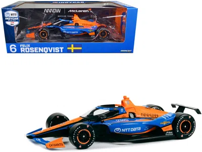 Greenlight Dallara Indycar #6 Felix Rosenqvist "ntt Data" Arrow Mclaren "ntt Indycar Series" (2023) 1/18 Diecas