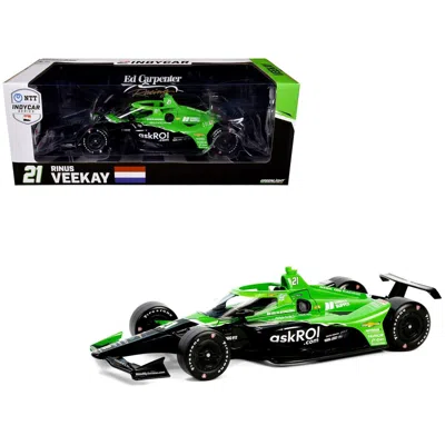 Greenlight Dallara Indycar No.21 Rinus Veekay Risk On International Ed Carpenter Racing Ntt Indycar Series 2024