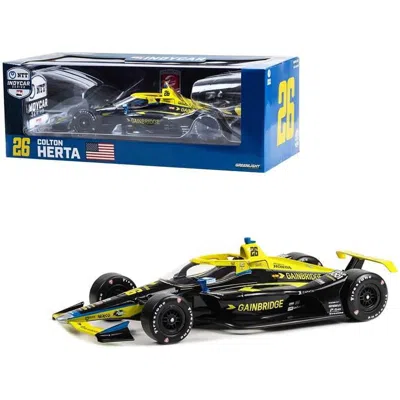 Greenlight Dallara Indycar No.26 Colton Herta Gainbridge Andretti Autosport Ntt Indycar Series 2023 1-18 Diecas