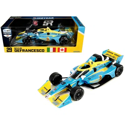 Greenlight Dallara Indycar No.29 Devlin Defrancesco Wooooo Energy Andretti Steinbrenner Autosport Road Course C