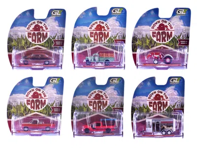 Greenlight Down On The Farm Series 11 Set Of 6 Pieces 1/64 Diecast Models By