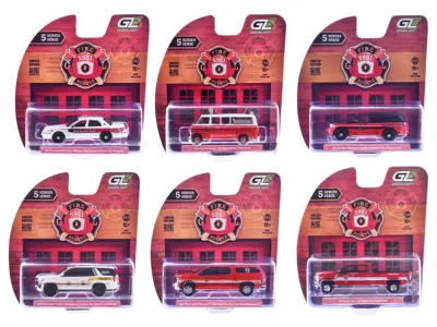 Greenlight Fire & Rescue Series #5 Set Of 6 Cars 1/64 Diecast Model Cars By