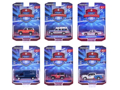 Greenlight First Responders Set Of 6 Pieces Series 2 1/64 Diecast Model Cars By  In Multi