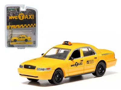 Greenlight Ford Crown Victoria Yellow "nyc Taxi" (new York City) 1/64 Diecast Model Car By