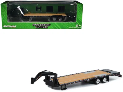 Greenlight Gooseneck Trailer Black (in Box) 1/64 Diecast Model Car By  In Multi