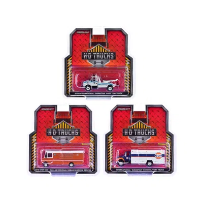 Greenlight Heavy Duty H. D. Trucks Set Series 25 1-64 Scale Diecast Models - 3 Piece