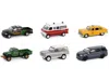 Greenlight Hollywood Series Set Of 6 Pieces Release 42 1/64 Diecast Model Cars By