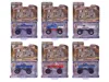 Greenlight Kings Of Crunch Series 16 Set Of 6 Monster Trucks 1/64 Diecast Model Cars By  In Blue