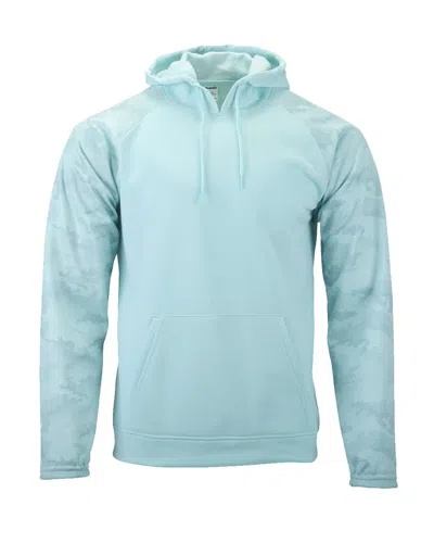 Greenlight Men's Tahoe Camo Fleece Hooded Sweatshirt In Blue