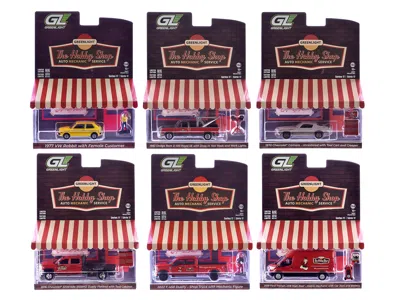Greenlight The Hobby Shop Series 17 Set Of 6 Pieces 1/64 Diecast Model Cars By