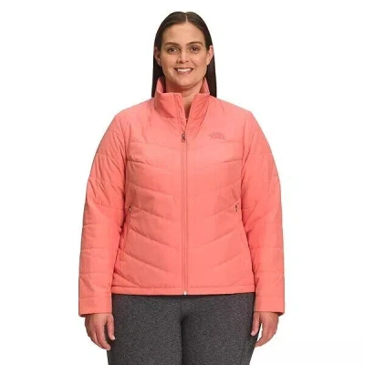 Greenline Gear The North Face Women's Tamburello Insulated Jacket (standard And Plus Size), Coral Sunrise, 2x In Pink
