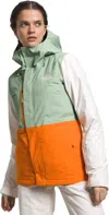 Greenline Gear The North Face Womens Freedom Insulated Jacket, Xs, Misty Sage/mandarin In Green