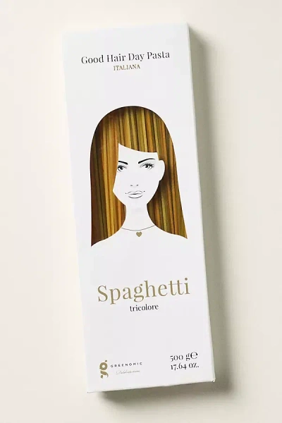 Greenomic Good Hair Day Tricolor Spaghetti In White