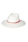 Greenpacha Women's Capri Hat In White/red In Multi
