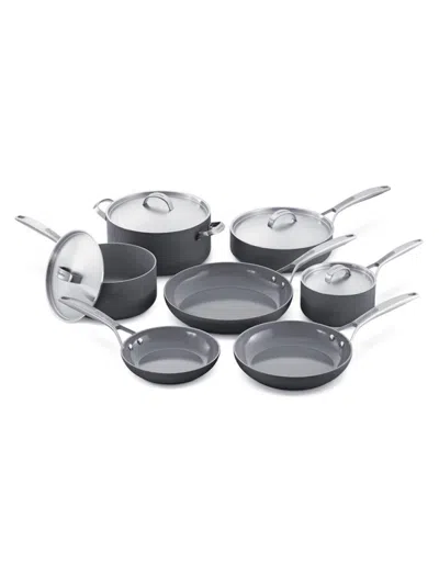 Greenpan 11-piece Non-stick Cookware Set In Grey