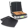 Greenpan Elite Ceramic Nonstick Multi Grill/griddle/waffle Maker In Black