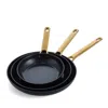 Greenpan 3 Piece Reserve Frypan Set In Black