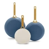 Greenpan 3 Piece Reserve Frypan Set In Ocean