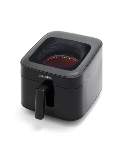 Greenpan 7-quart Top-view Cyclone Halogen Air Fryer In Black