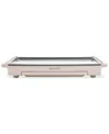 Greenpan Advanced Electric Griddle With Warming Drawer In Clay