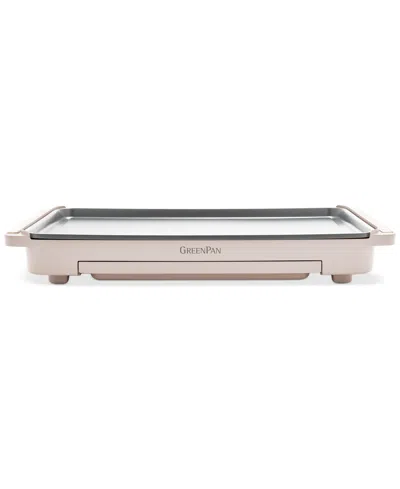 Greenpan Advanced Electric Griddle With Warming Drawer In Clay