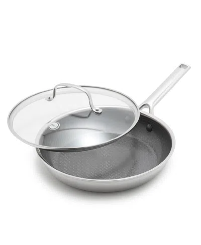 Greenpan Apex Aluminum 12" Covered Fry Pan In Silver