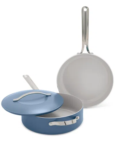 Greenpan Nova 3-pc. Nonstick Fry & Saute Pan Set In Blue Nova