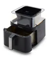 Greenpan Clearview Xl 7qt Air Fryer Black In Black