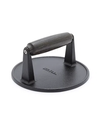 Greenpan Bobby Flay Cast Iron 6.5" Round Grill Press In Black
