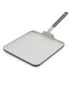 Greenpan Bobby Flay Ceramic Nonstick 11" Square Griddle In Gray