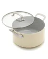 Greenpan Bobby Flay Ceramic Nonstick 6-quart Stockpot In Neutral
