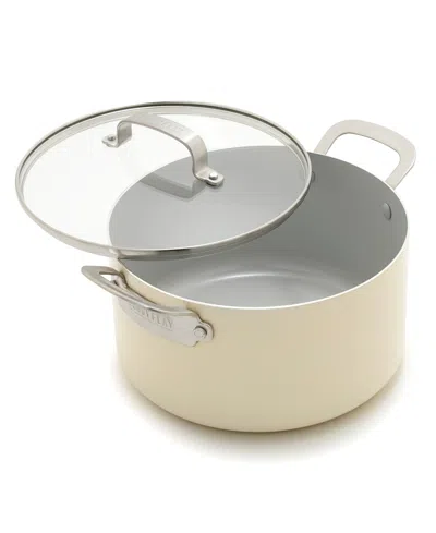 Greenpan X Bobby Flay Professional Ceramic Nonstick 6-quart Stockpot With Lid In Neutral