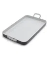 Greenpan Bobby Flay Ceramic Nonstick Double 11" Burner Griddle In Gray