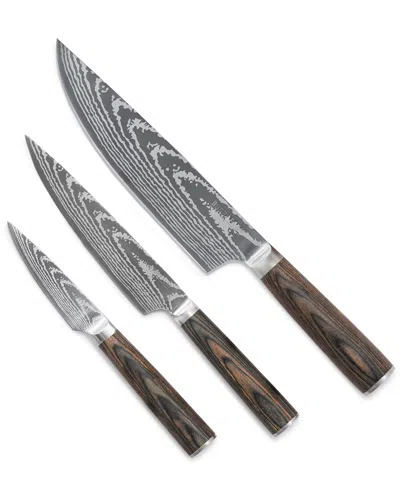 Greenpan Bobby Flay X  3-piece Knife Set In Gray