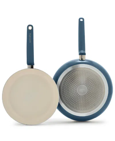 Greenpan Ceramic Nonstick 2-piece Frypan Set In Multi