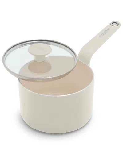 Greenpan Ceramic Nonstick 2-quart Saucepan In Cream