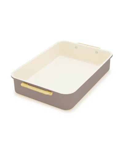 Greenpan Ceramic Nonstick Rectangular Cake Pan In Gray