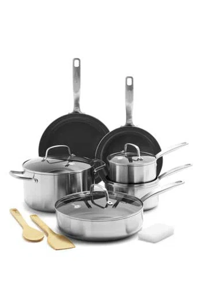 Greenpan Chatham Stainless Steel Ceramic Nonstick 12-piece Cookware Set
