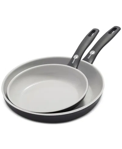 Greenpan Dover 8" & 10" 2-piece Frypan Set In Black