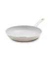 Greenpan Dover Ceramic Nonstick 10" Frypan In Cream