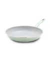 Greenpan Dover Ceramic Nonstick 10" Frypan In Pastel Green