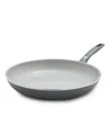 Greenpan Dover Ceramic Nonstick 12" Frypan In Gray