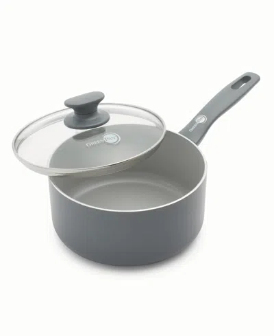 Greenpan Dover Ceramic Nonstick 2-quart Sauce Pan In Gray