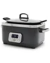 Greenpan Elite 6 Quart Ceramic Nonstick Slow Cooker In Gray