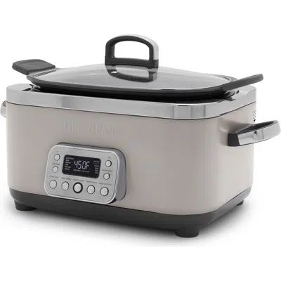 Greenpan Elite 14-in-1 6-quart Slow Cooker In Gray