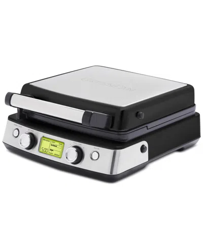 Greenpan Elite 4-square Nonstick Belgian & Regular Waffle Maker In Black