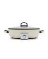 Greenpan Elite 5.5 Quart Nonstick Oval Electric Skillet In Cloud Cream
