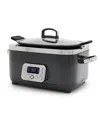 Greenpan Elite 6 Quart Ceramic Nonstick Slow Cooker In Black