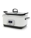 Greenpan Elite 6 Quart Ceramic Nonstick Slow Cooker In White
